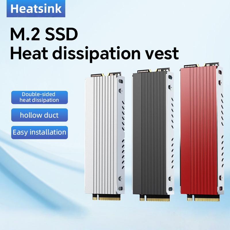 Nvme Ssd - M.2 SSD-Kühlkörper M2 2280 Solid-State-Festplatten-Aluminiumkühler mit