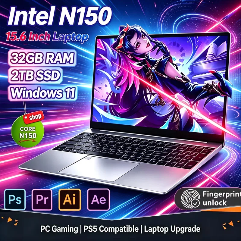 2026 Neuer 15,6' Intel N150 Wi – Ssd 2Tb Bewertung und Preis
