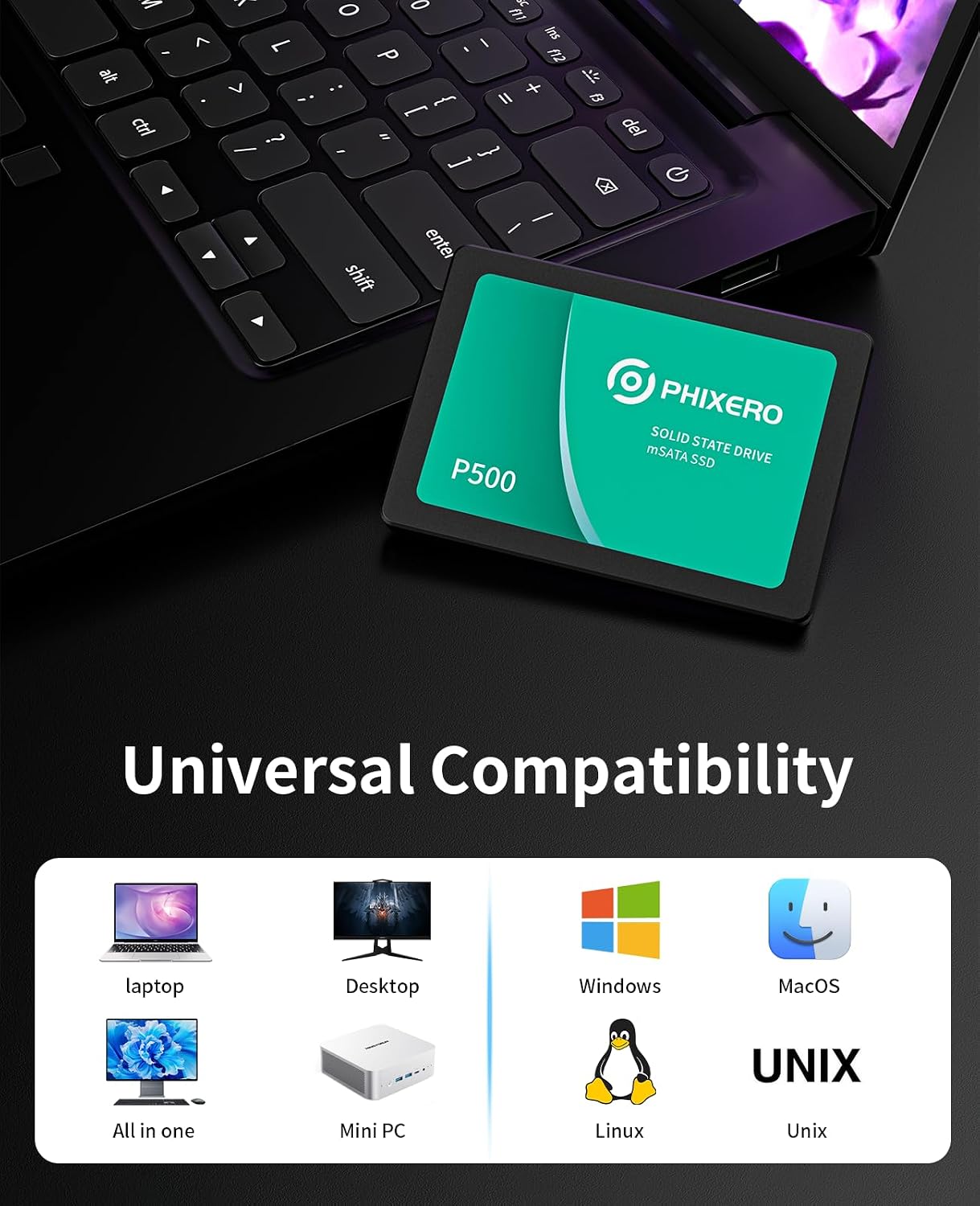 PHIXERO SSD SATAIII 128G/256G/ – Ssd 500Gb Bewertung und Preis