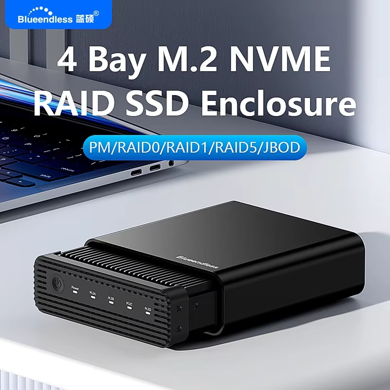 Aluminium M2 4-Bay USB4 Extern – Nvme Ssd Bewertung und Preis